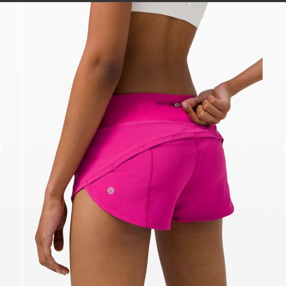 Lululemon Speed Up Shorts in Ripened Raspberry 2.5” Size 2